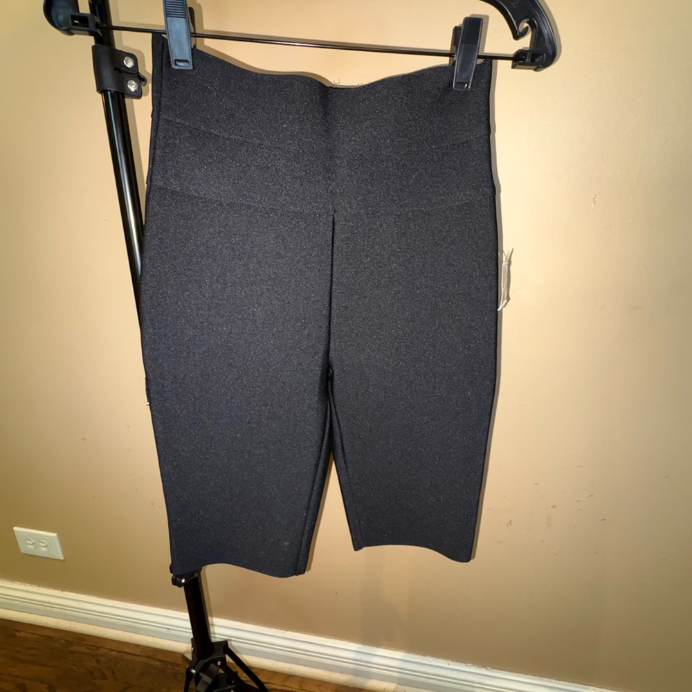 Shinestar Black Stretch Bermuda Shorts